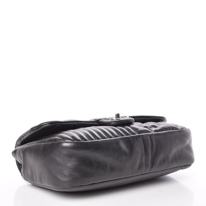 Chanel Lambskin Quilted Jumbo Paris Dallas Single Flap Black 4 of 9