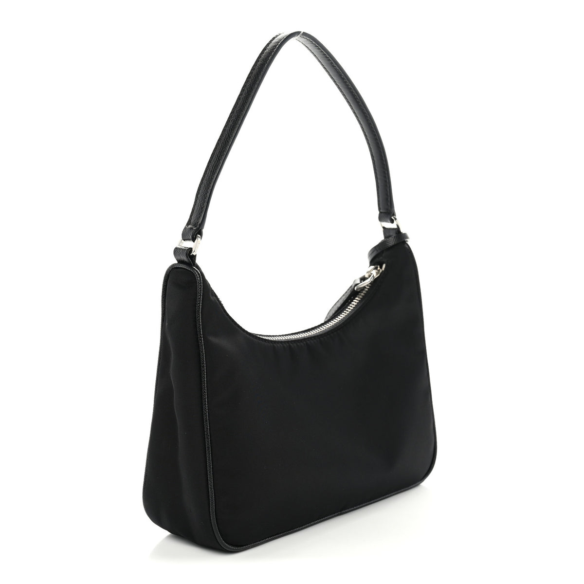 Prada Tessuto Nylon Saffiano Mini Re-Edition 2005 Bag Black 3 of 10