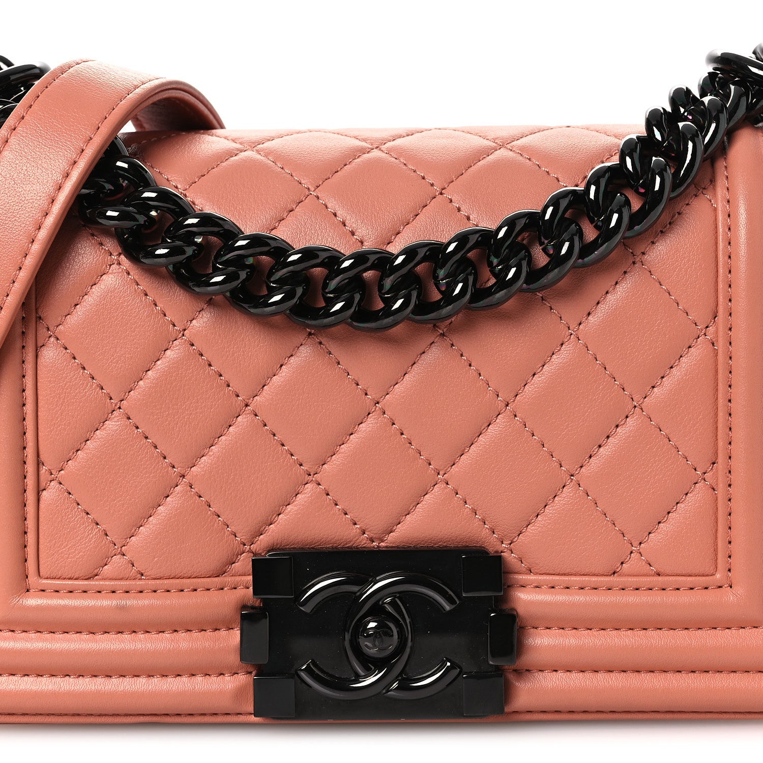 Chanel Calfskin Quilted Small Boy Flap Light Pink 8 of 12