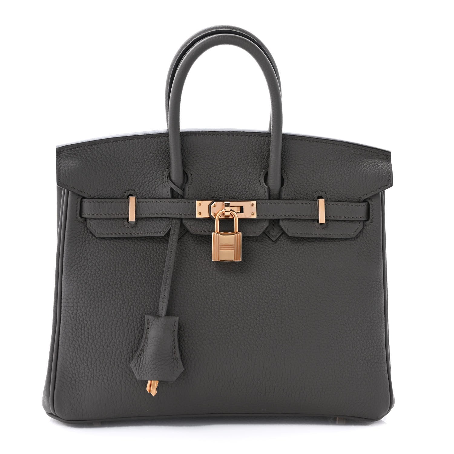 Hermes Togo Birkin 25 Etain 1 of 9