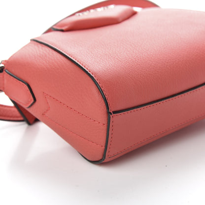 Givenchy Sugar Goatskin Nano Antigona Coral 6 of 9