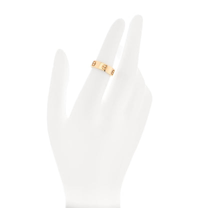 Cartier 18K Yellow Gold 5.5mm LOVE Ring 51 5.75 2 of 5