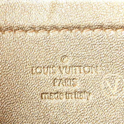 Louis Vuitton Metallic Lambskin Embossed Monogram Pochette Coussin Gold 6 of 9