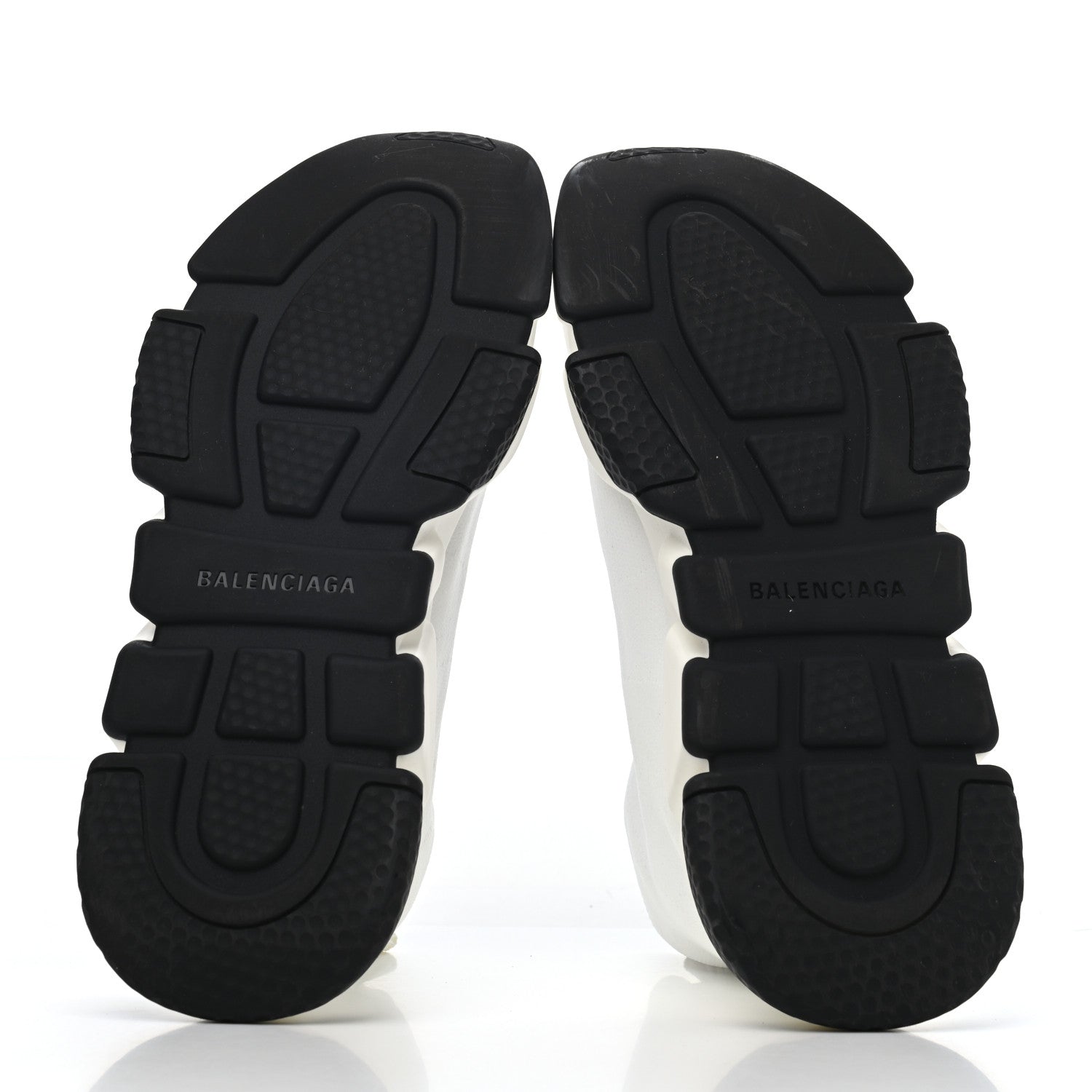 Balenciaga Neoprene Knit Womens Speed Sneakers 40 White Black 4 of 4