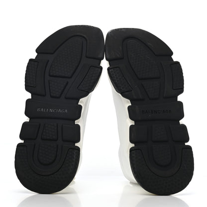 Balenciaga Neoprene Knit Womens Speed Sneakers 40 White Black 4 of 4
