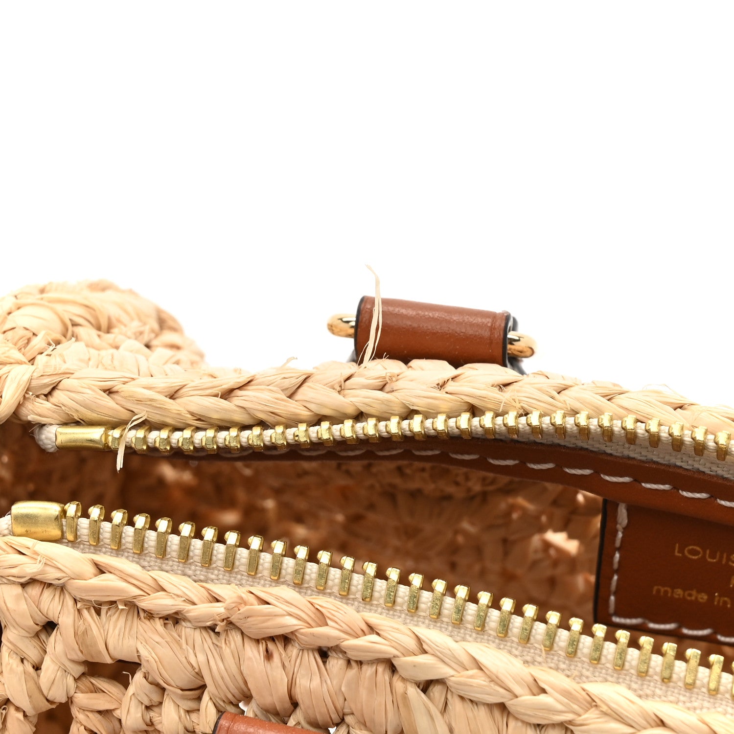 Louis Vuitton Raffia Nano Speedy Natural Tan 10 of 10