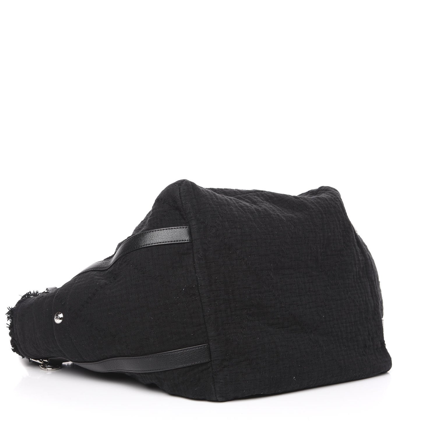 Canvas Small Double Face Tote Black
