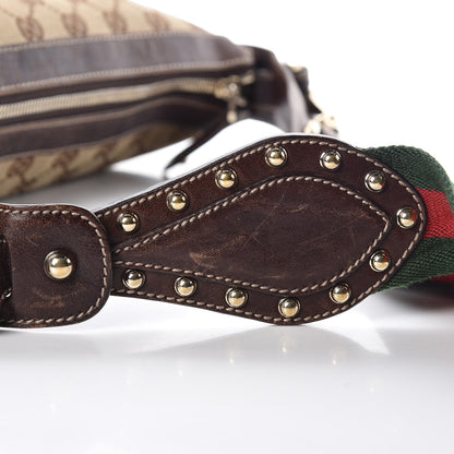 Gucci Monogram Pelham Studded Shoulder Bag Brown 12 of 19