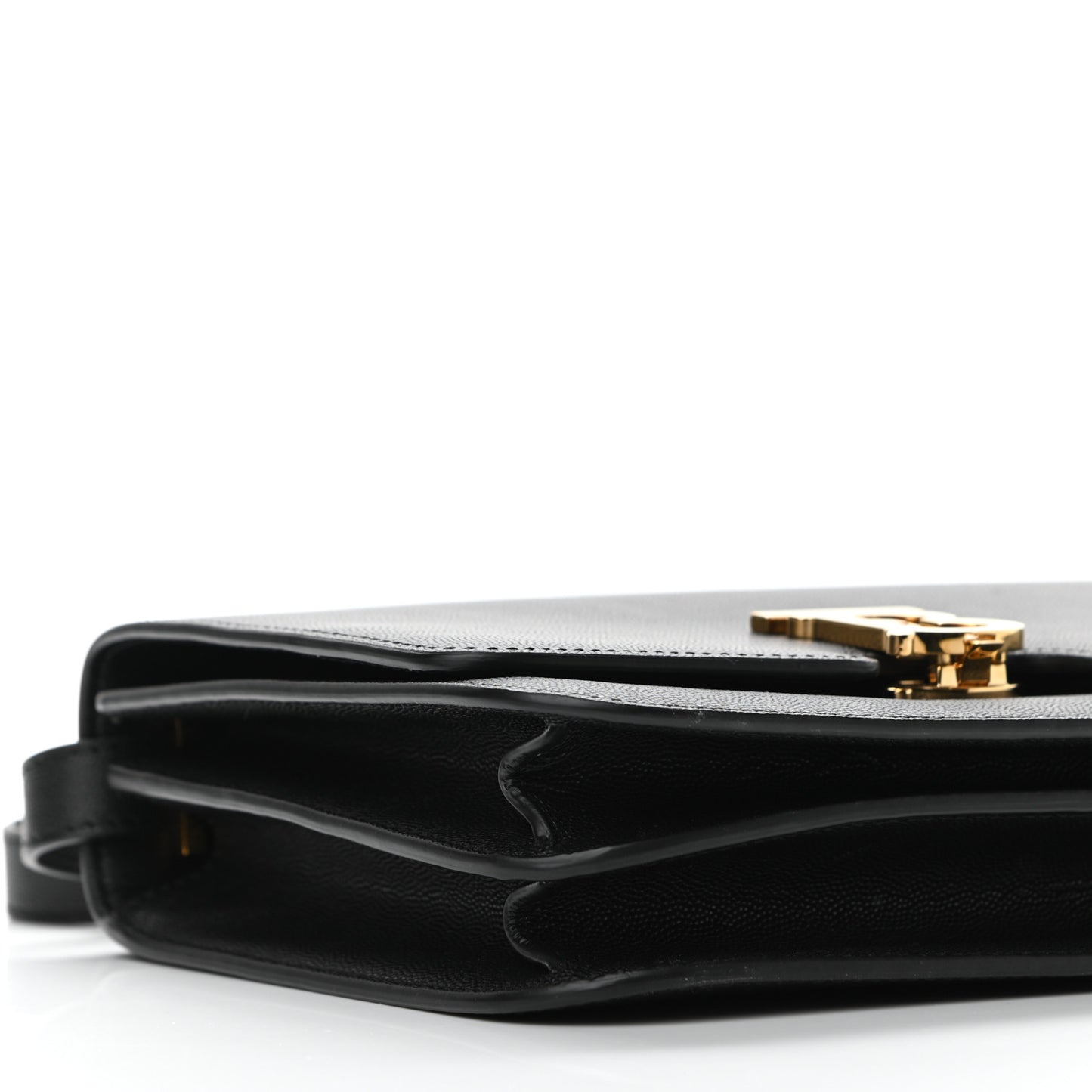 Grained Calfskin Medium TB Bag Black