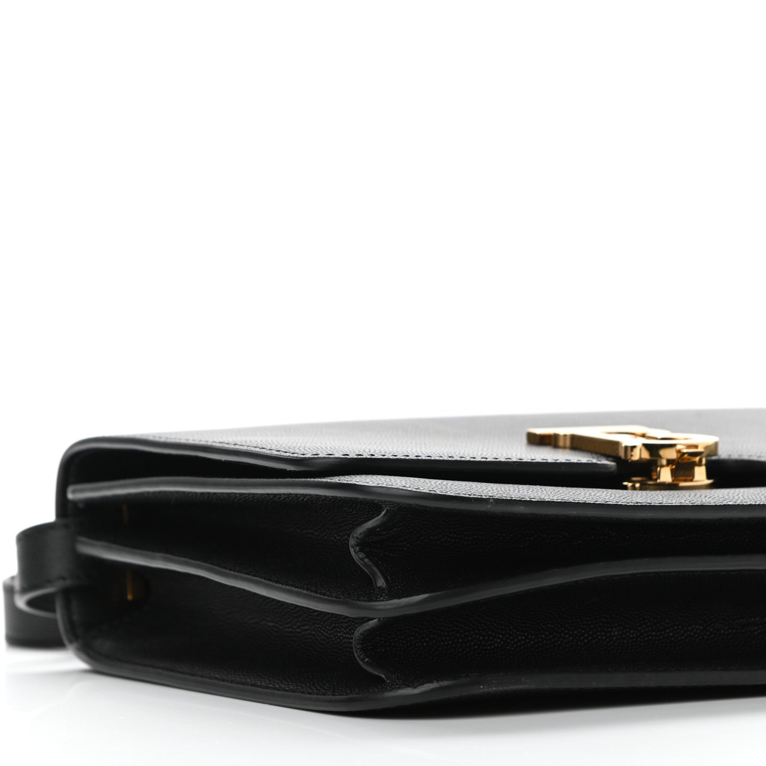 Burberry Grained Calfskin Medium TB Bag Black 8 of 9
