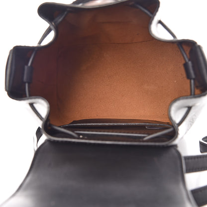 MCM Metallic Monogram Claudia Backpack Silver Black 5 of 10