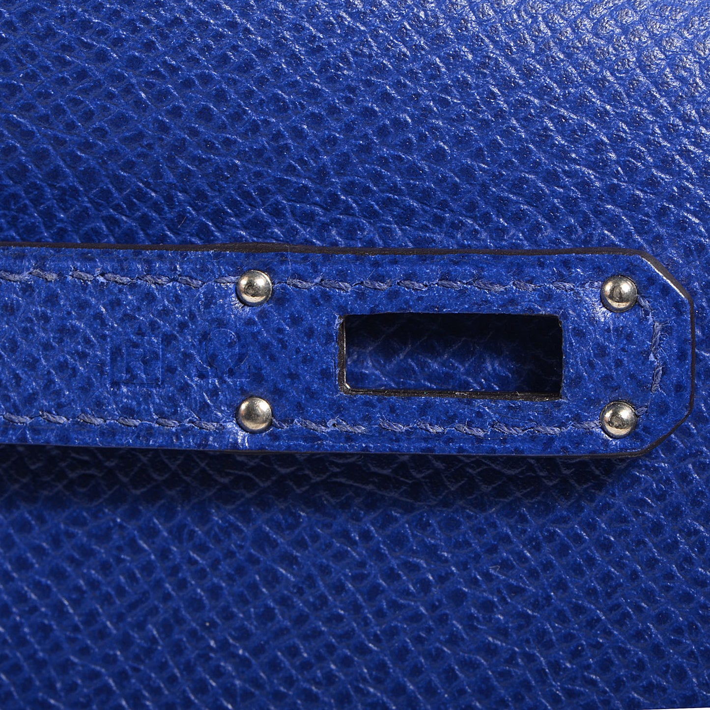 Epsom Kelly Longue Wallet Bleu Electrique