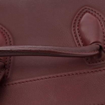 Celine Supple Calfskin Medium Phantom Luggage Burgundy 18 of 19