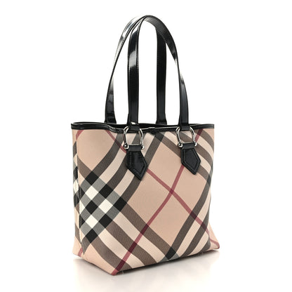 Burberry Nova Check Tote Black 3 of 9