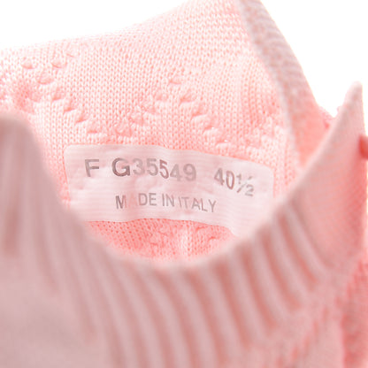 Chanel Mixed Fibers Quilted Womens CC Sneakers 40.5 Pink 8 of 11