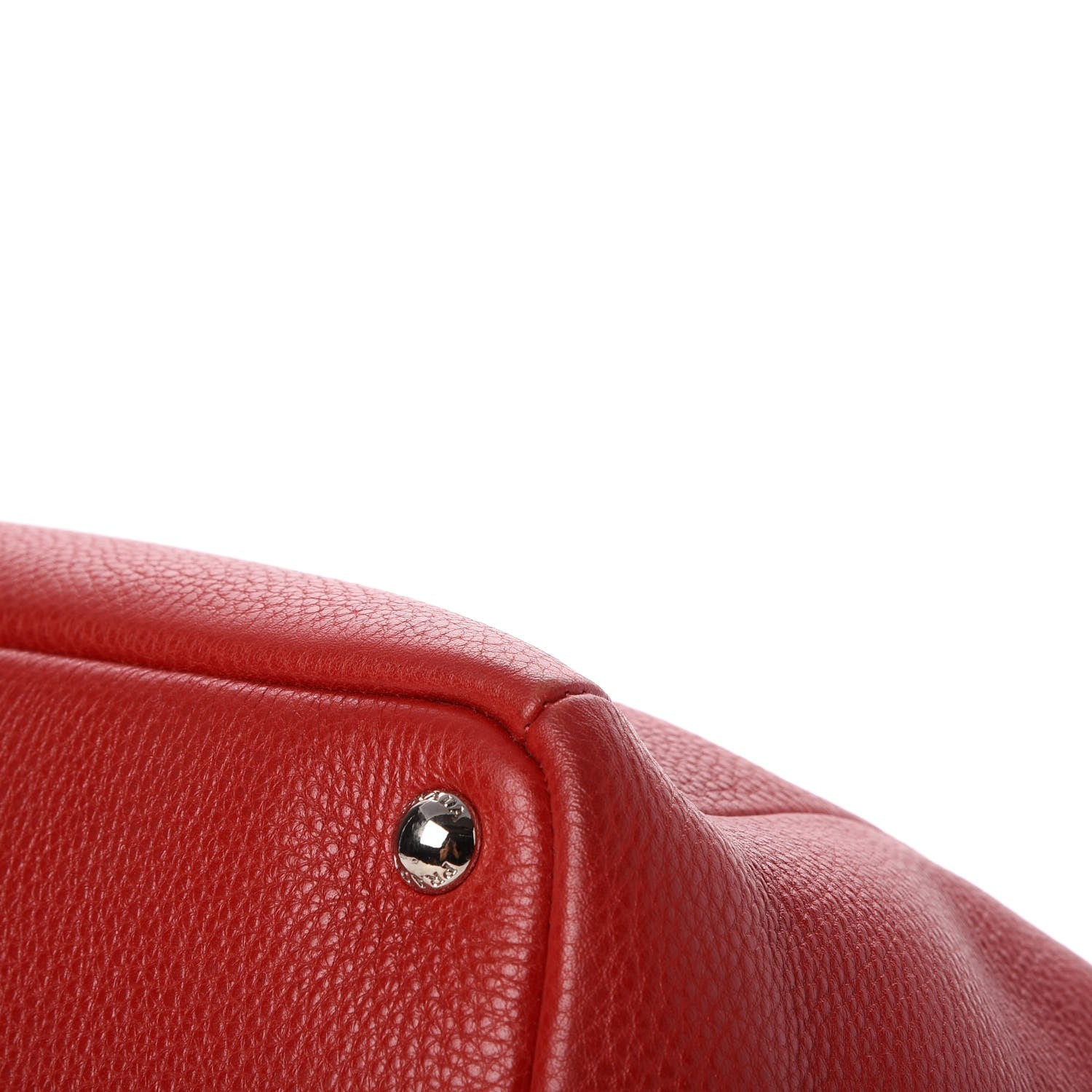 Prada Vitello Daino Shopping Tote Rosso 12 of 19