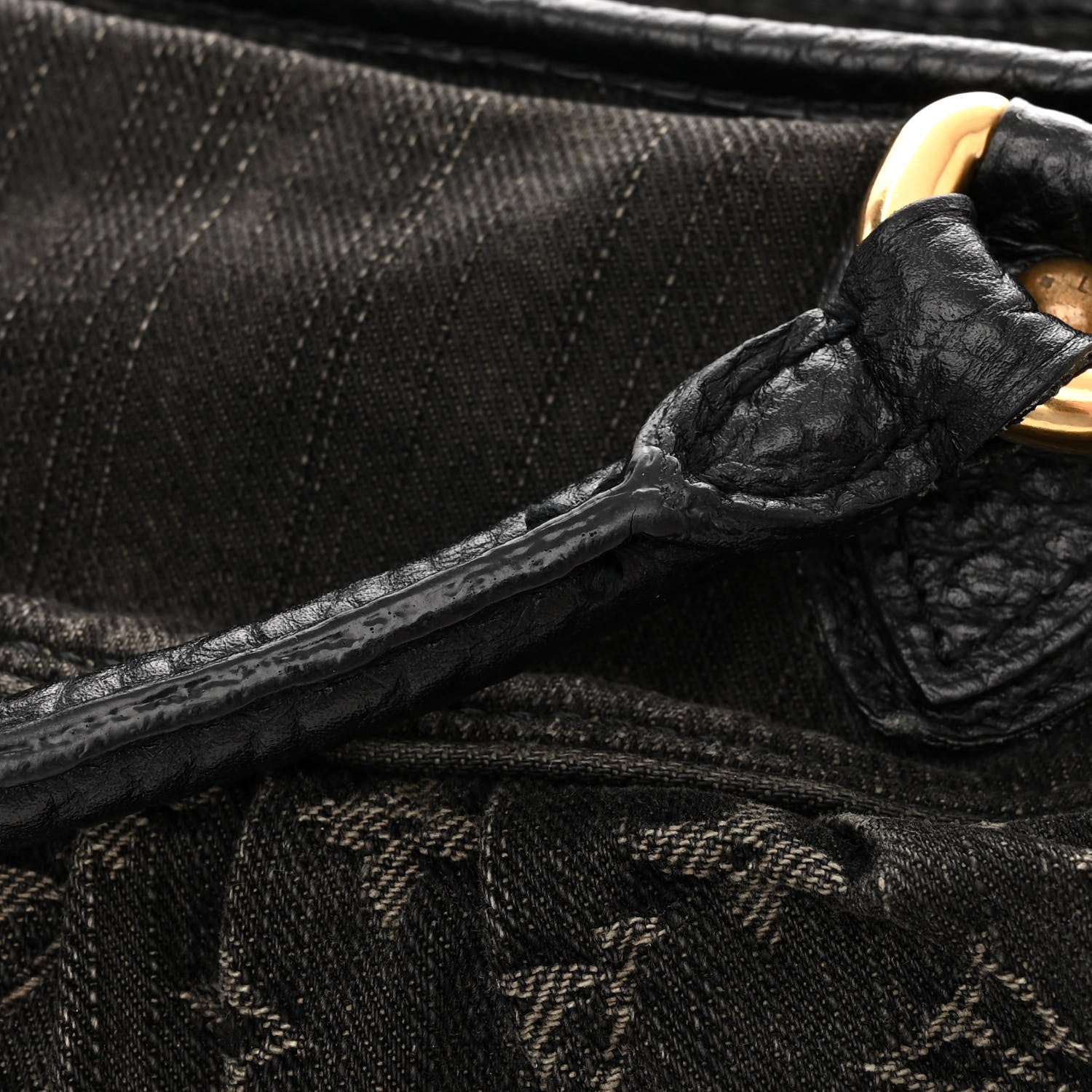 Louis Vuitton Denim Neo Cabby MM Black 19 of 22
