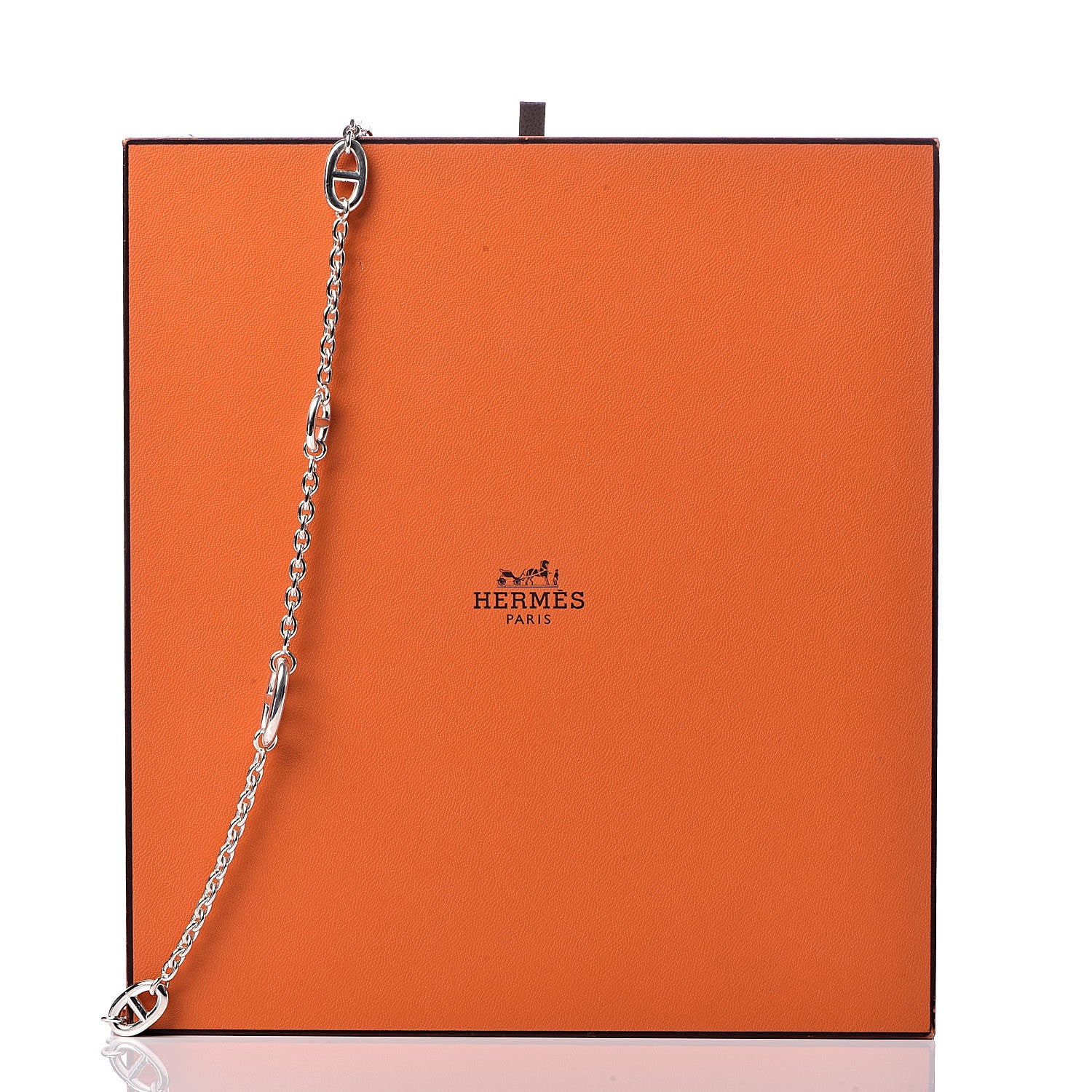Hermes Sterling Silver Farandole Necklace 80 6 of 6