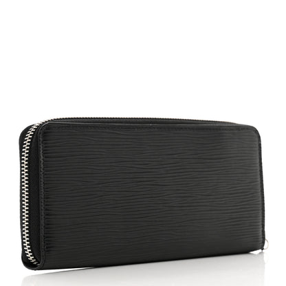 Louis Vuitton Epi Clemence Wallet Black 3 of 7