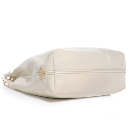 Prada Vitello Daino Sacca Hobo Bianco 4 of 9