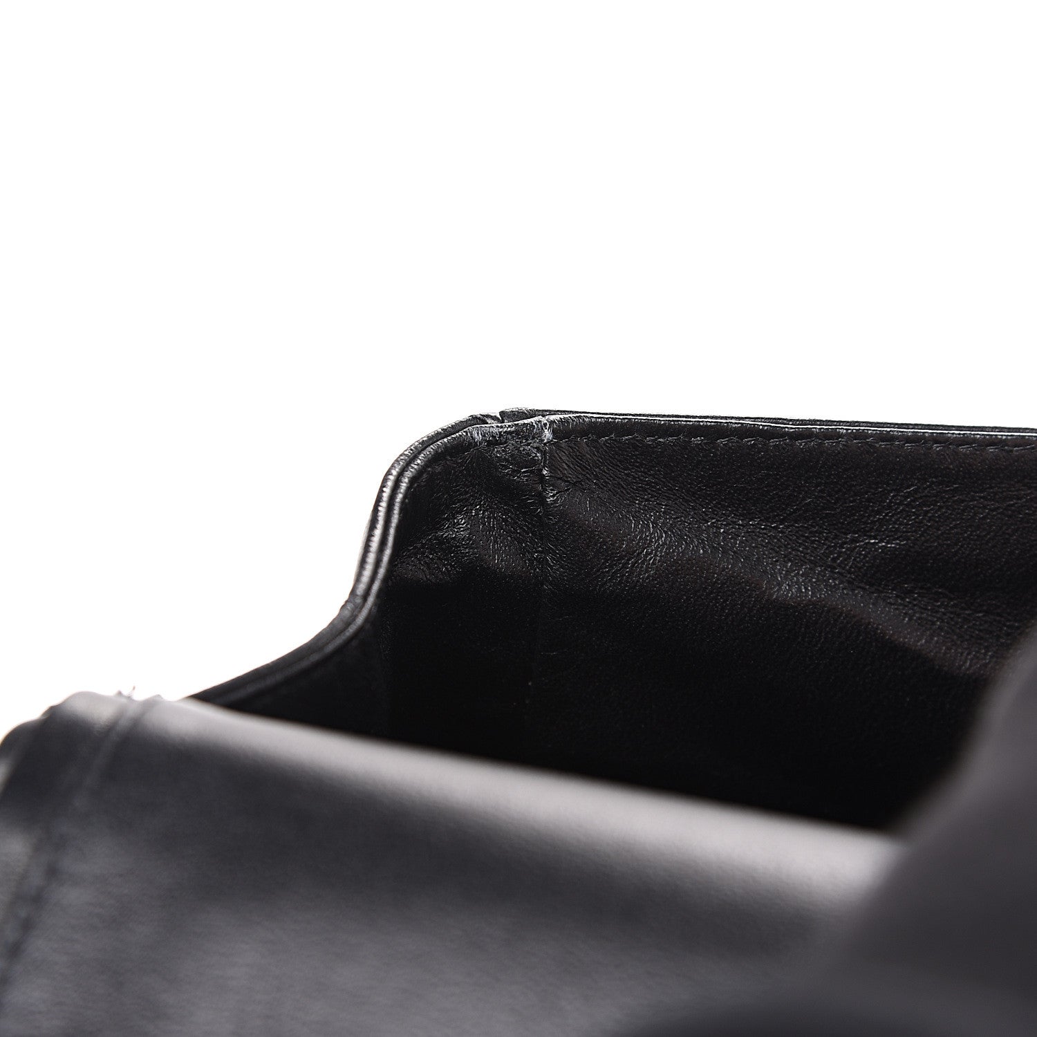Chanel Lambskin Quilted Jumbo Double Flap So Black 16 of 19