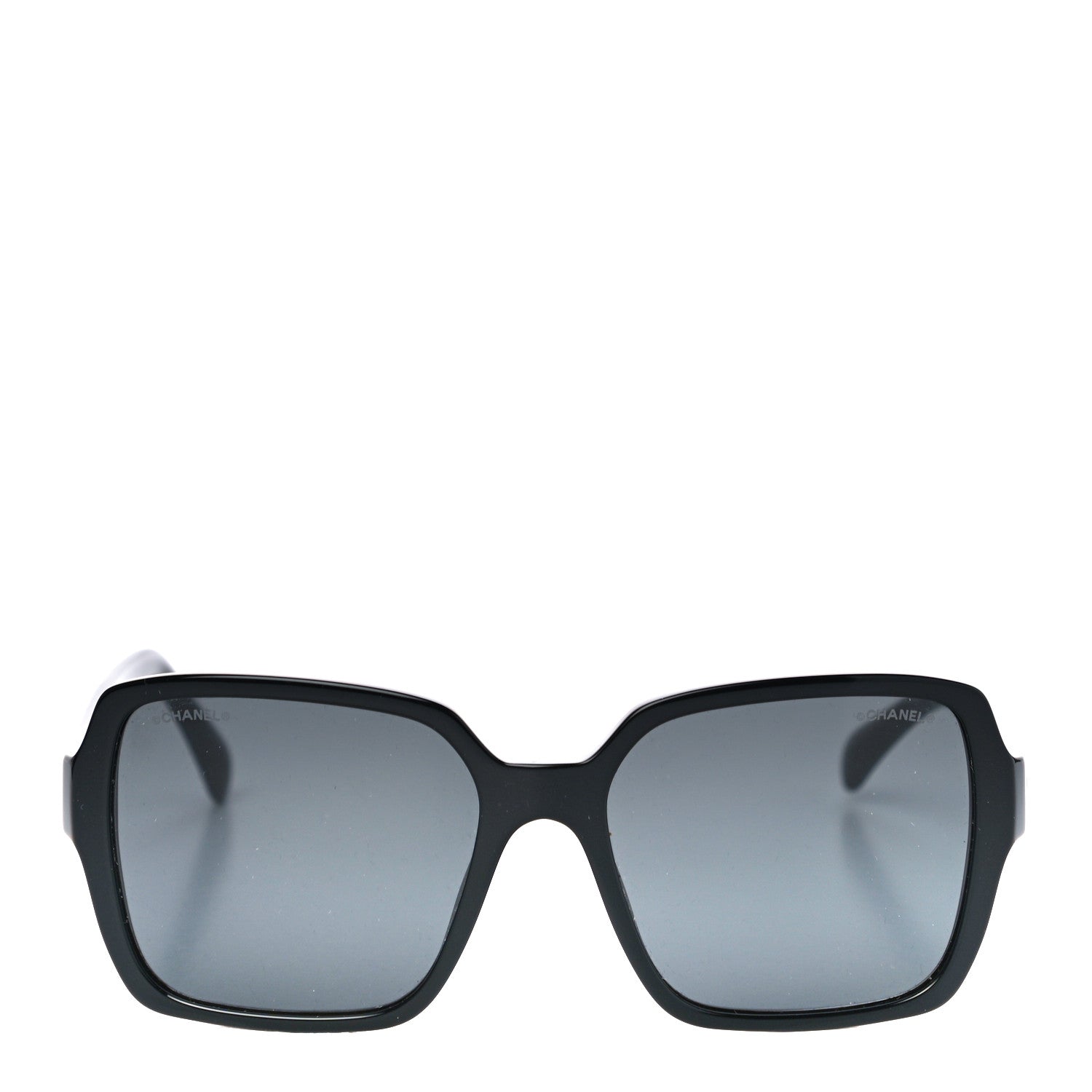 Chanel Acetate Square Sunglasses 5408 Black 4 of 7