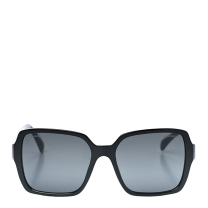 Chanel Acetate Square Sunglasses 5408 Black 4 of 7
