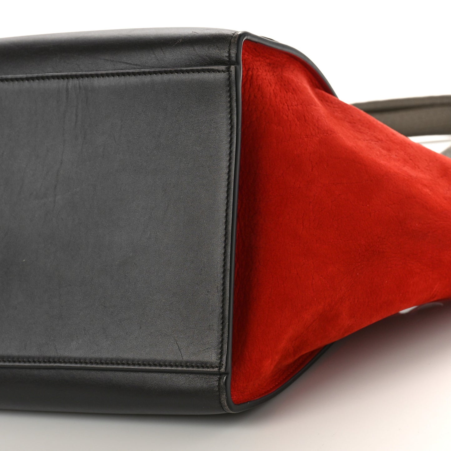 Bullhide Calfskin Nubuck Medium Tri-Color Trapeze Taupe