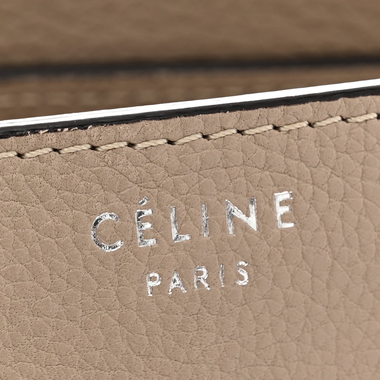 Drummed Calfskin Micro Luggage  Dune