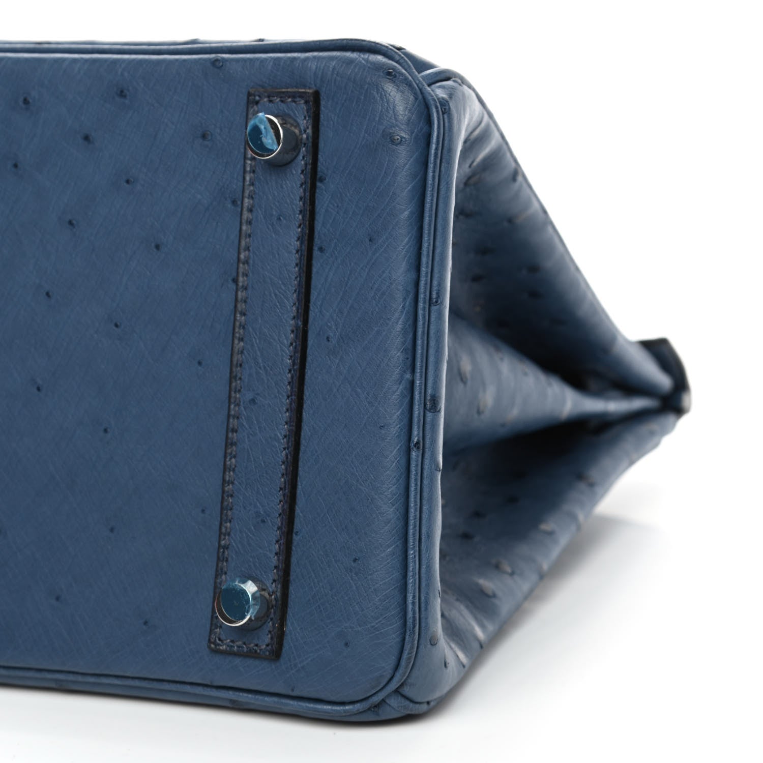 Hermes Ostrich Birkin 30 Bleu Roi 9 of 9