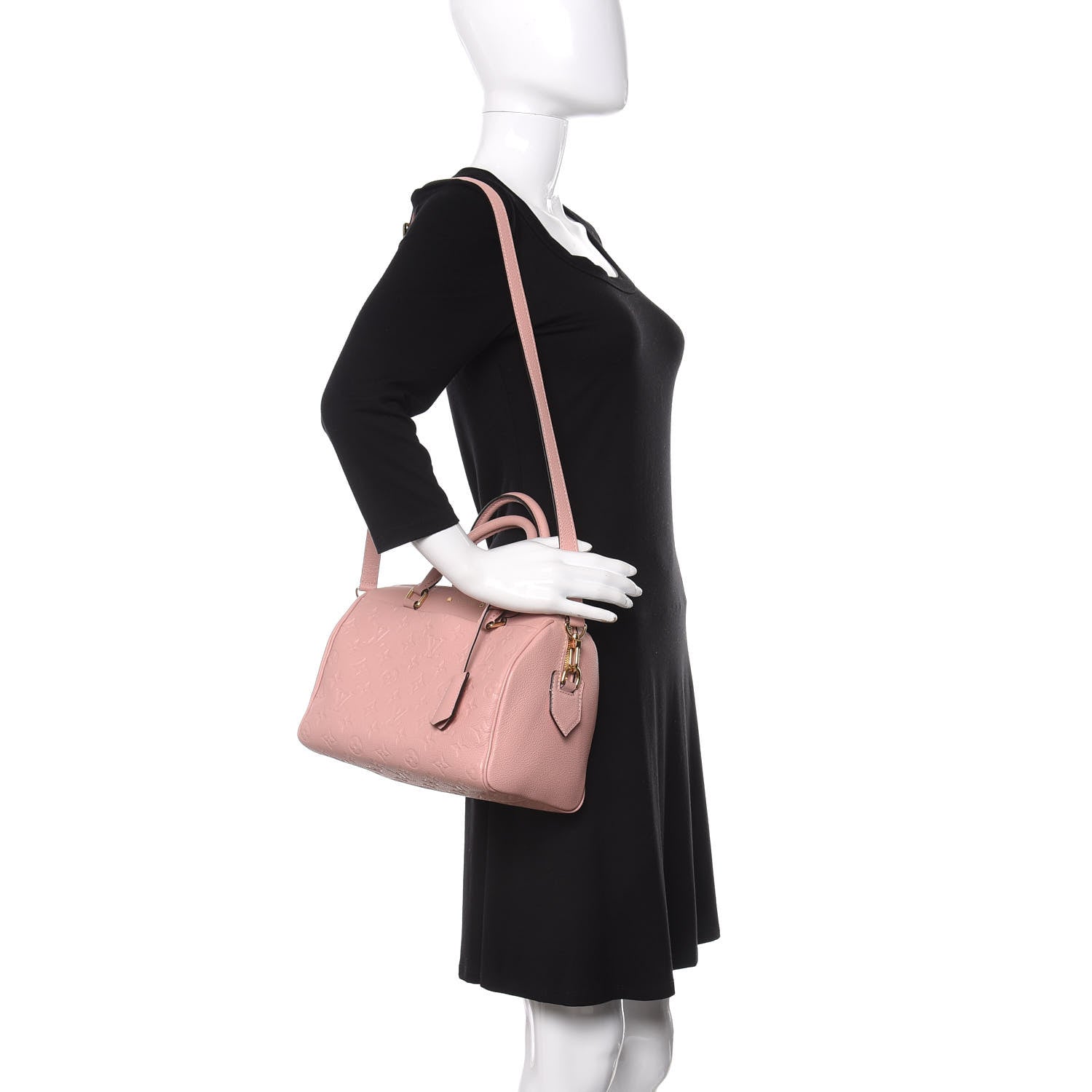 Louis Vuitton Empreinte Speedy Bandouliere 25 NM Rose Poudre 2 of 11