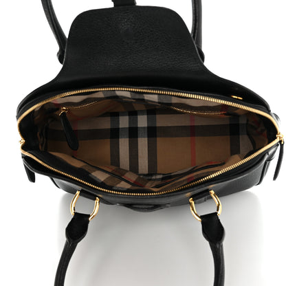 Burberry Derby Calfskin Medium Milverton Satchel Black 4 of 15