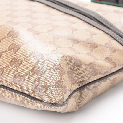 Gucci Crystal Monogram Web Crossbody Bag Brown 11 of 11
