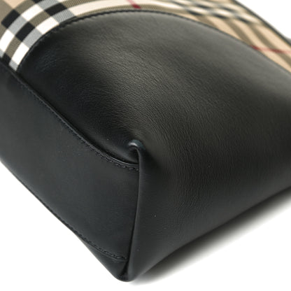 Burberry Horseferry Check Small Chichester Crossbody Clutch Bag Black 11 of 15