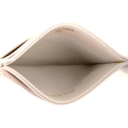 Chanel Caviar Quilted Card Holder White 5 of 9
