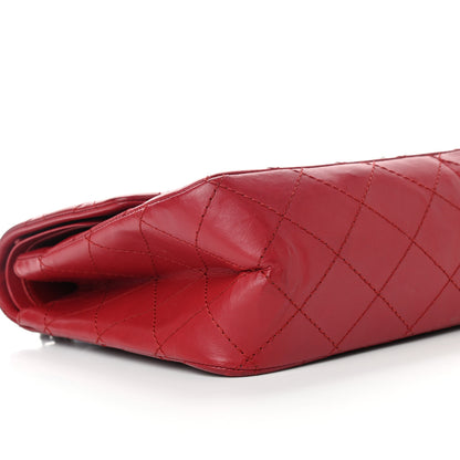 Chanel Aged Calfskin Quilted 2.55 Reissue 227 Flap Red 7 of 14