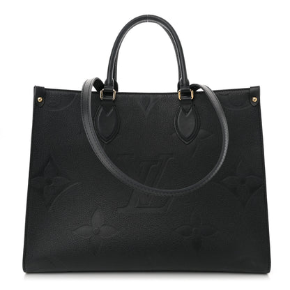 Louis Vuitton Empreinte Monogram Giant Onthego MM Black 1 of 10