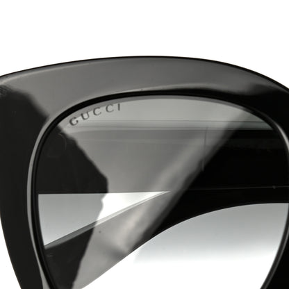 Gucci Acetate Crystal Star Round Frame Sunglasses GG0208S Black 8 of 8