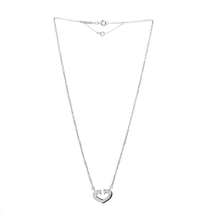 Cartier 18K White Gold Medium Hearts and Symbols Necklace 3 of 5