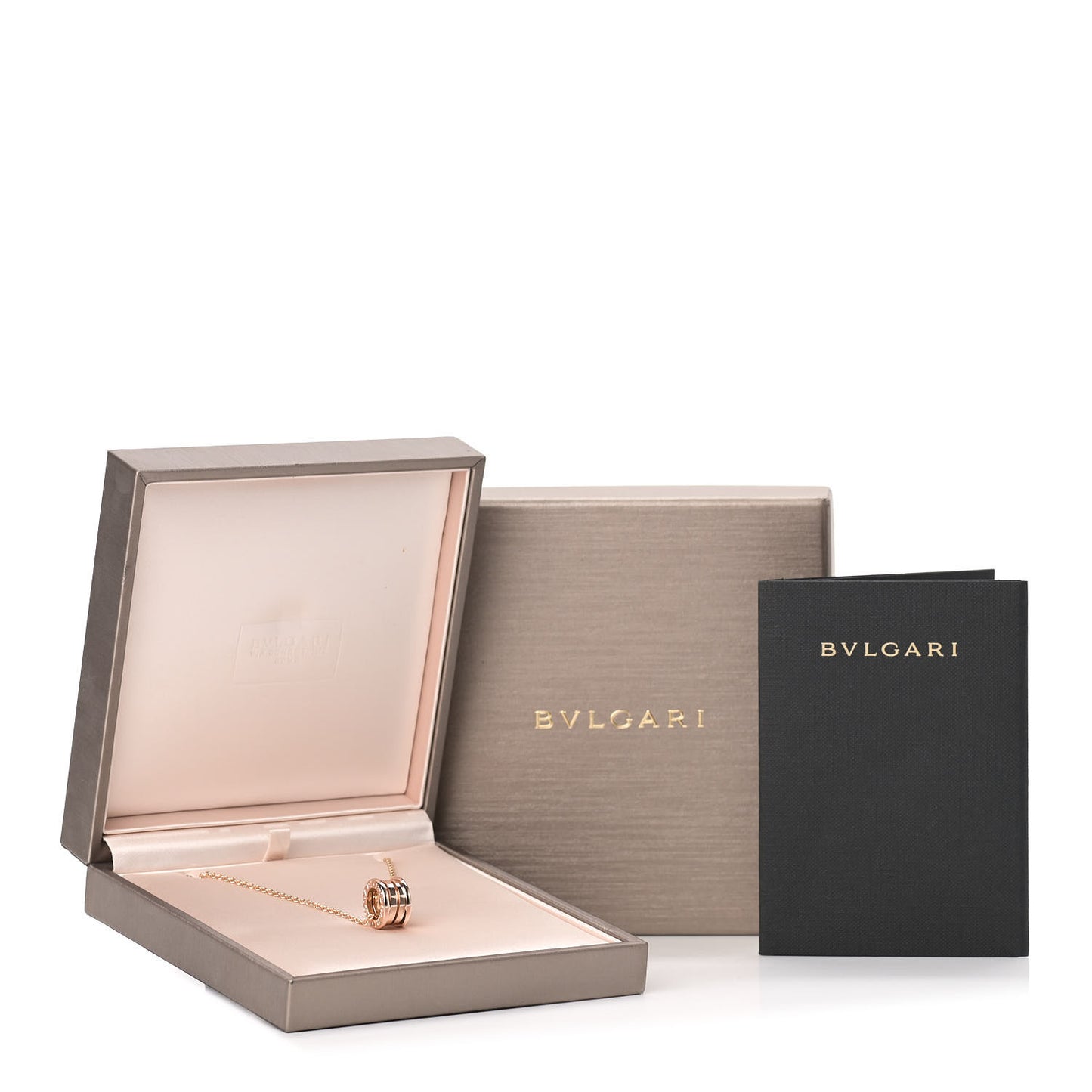 18K Rose Gold B.Zero1 Pendant Necklace
