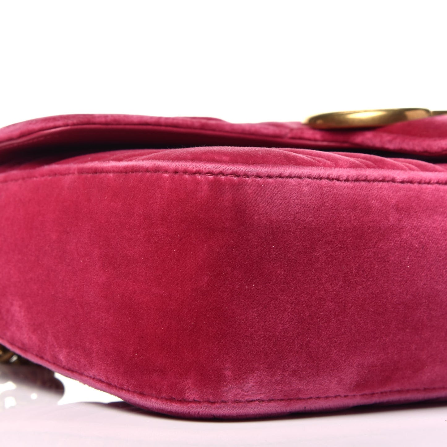Velvet Matelasse Small GG Marmont Shoulder Bag Light Raspberry Rose