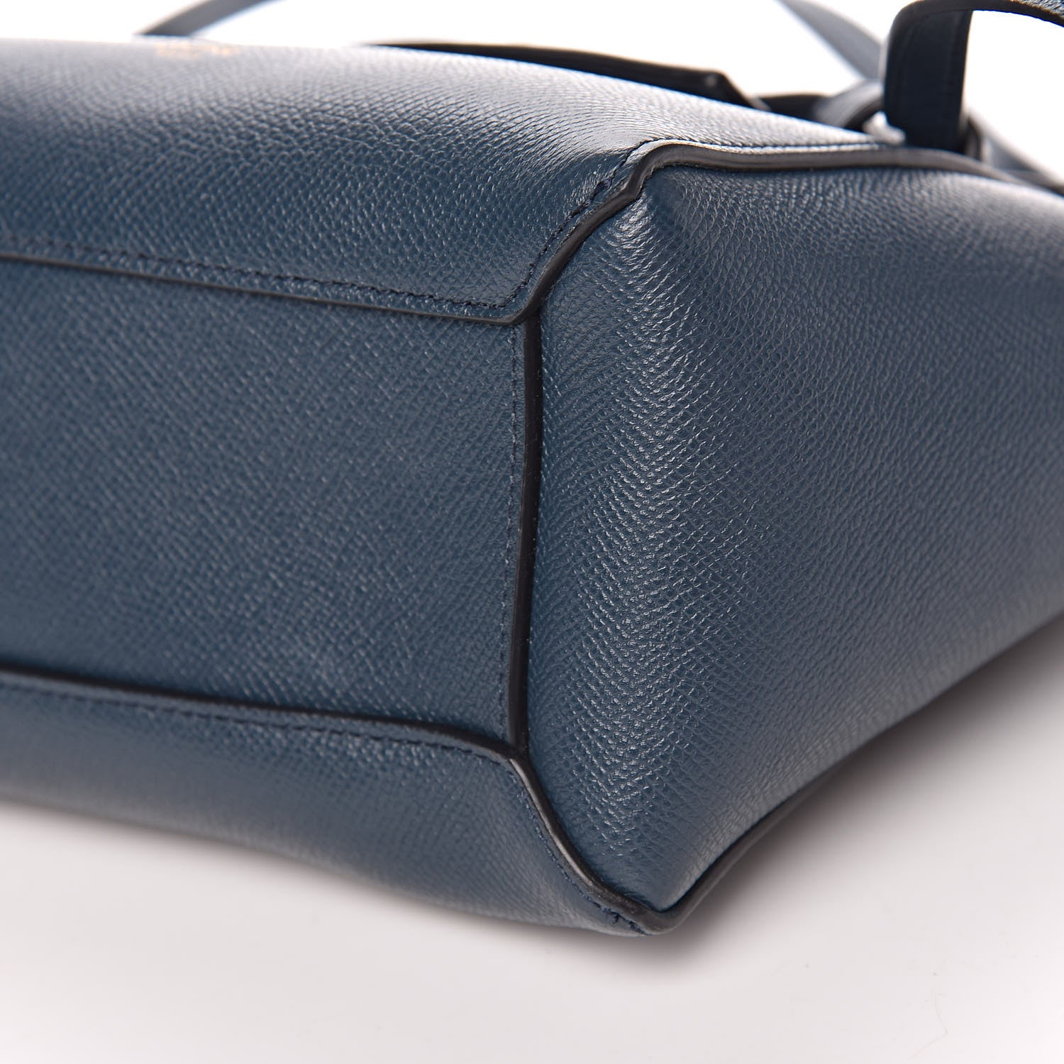 Celine Grained Calfskin Nano Belt Bag Slate 13 of 13