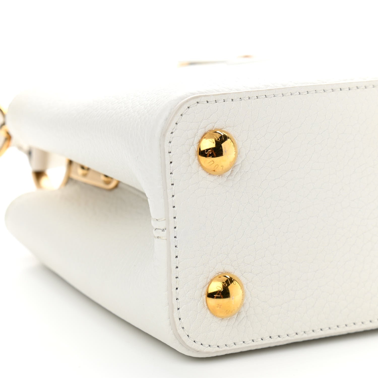 Louis Vuitton X UF Taurillon Artycapucines BB White 12 of 14