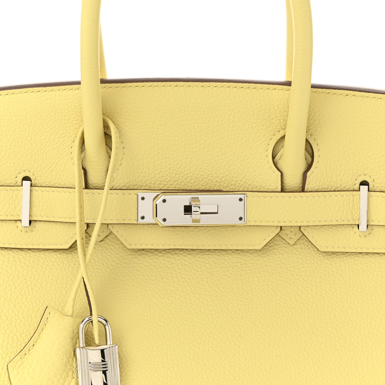 Hermes Togo Birkin 30 Limoncello 8 of 11