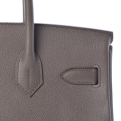Hermes Epsom Birkin 30 Etain 29 of 30