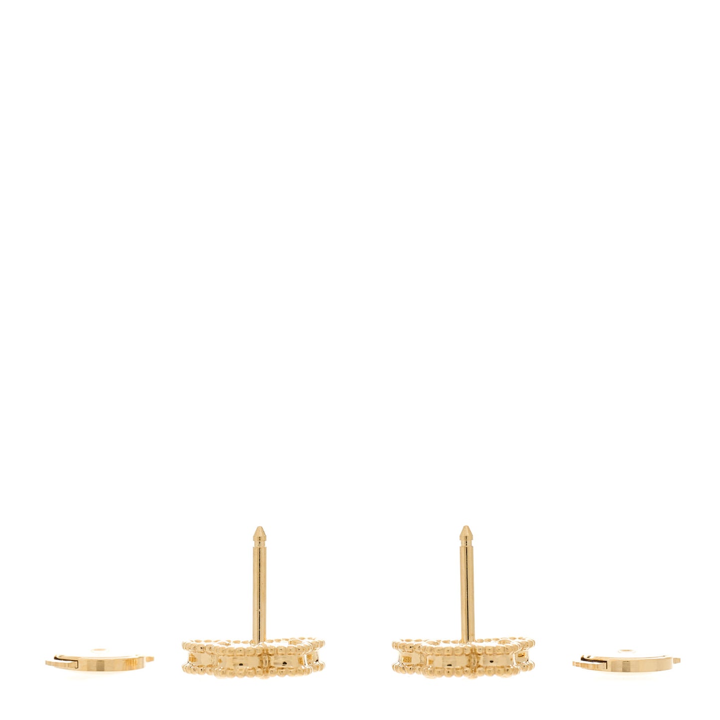 18K Yellow Gold Mother of Pearl Sweet Alhambra Butterfly Earrings
