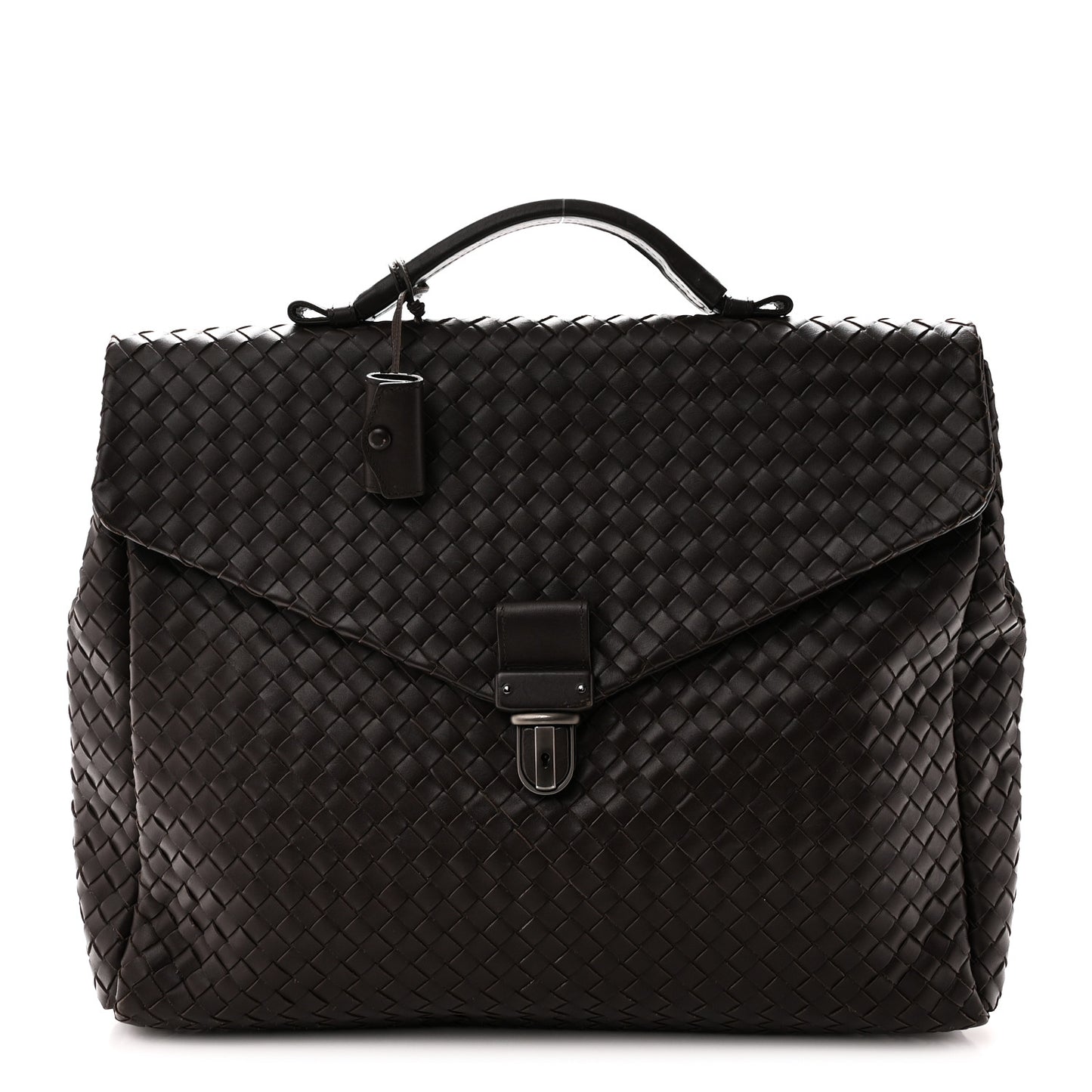 Intrecciato VN Briefcase Ebano