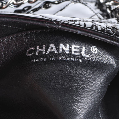 Chanel Patent Upside Down Flap Tote Bag 8 of 9