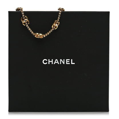 Chanel Metal Crystal CC Marquise Choker Gold 6 of 6