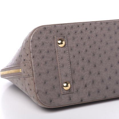 Louis Vuitton Ostrich Alma PM Gris 8 of 9